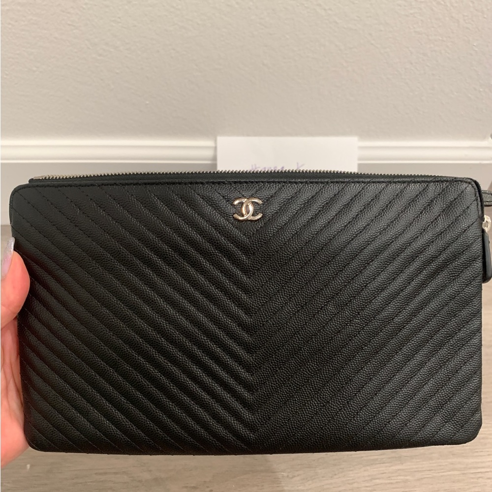Brand new Chanel O Clutch Double Pouch